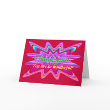 Thank you card