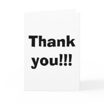 Thank you!!! cards