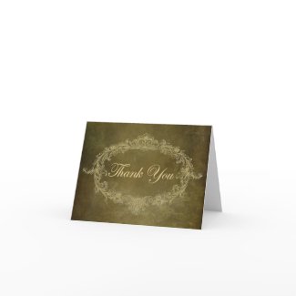 Thank You Card card