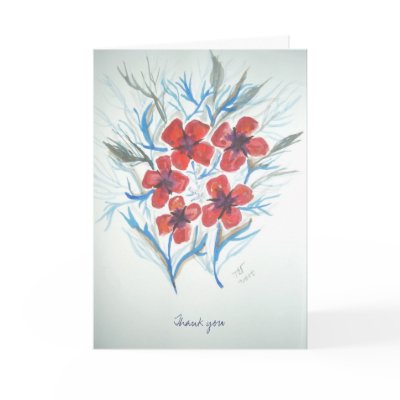 "Thank you" Card