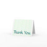 Thank You Card