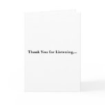 Thank You Card