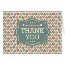 Thank you card