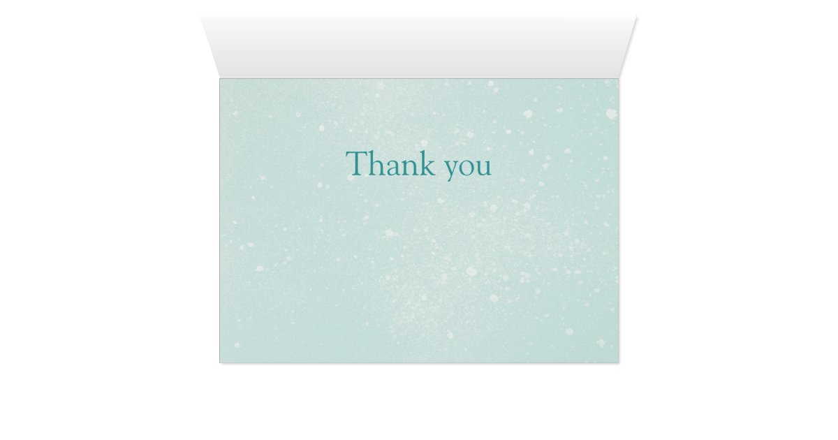 Thank You card Zazzle