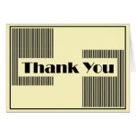 Thank You Card Art Deco