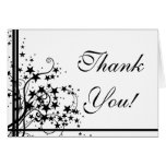 Thank You Card (Black&White) cards