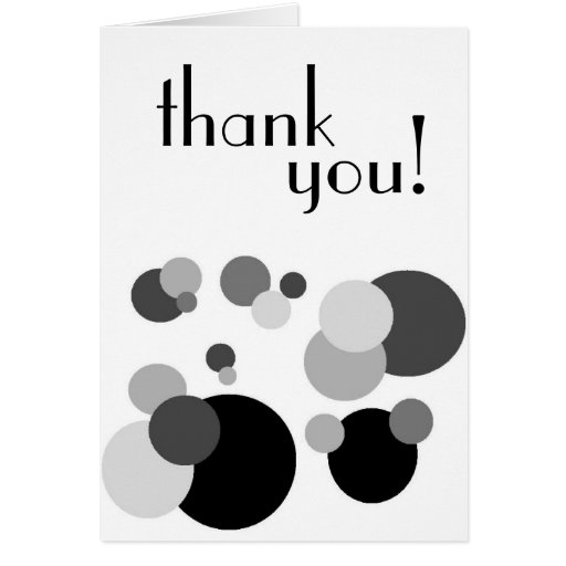 Thank you card Blank inside Zazzle