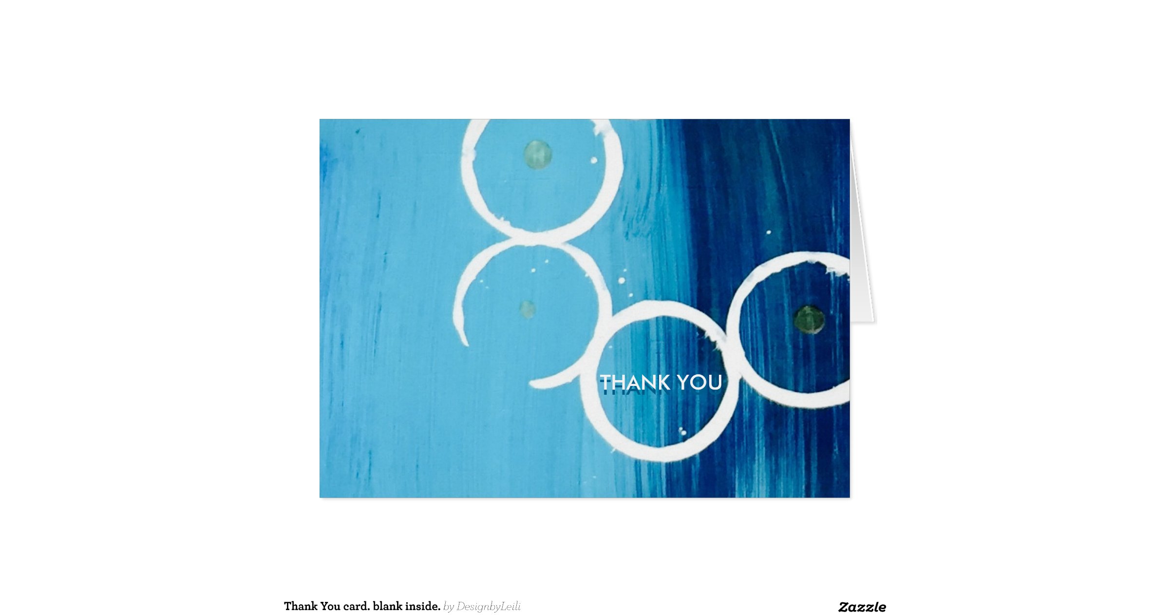thank you card blank inside greeting card zazzle thank you cards blank inside