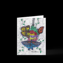 Thank You Card "Butterflies"