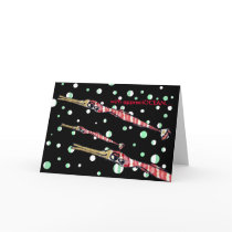 Thank You Card Cartoon Red Stripe Pipe Fish by lillyarts Thank You Card Cartoon Red Stripe Pipe Fish