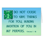 Thank You Card Ephesians 1:16