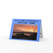 Thank you card for scuba instructors by fisherds Thank you card for scuba instructors