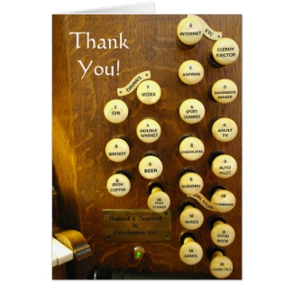 Thank you card - My ideal organ