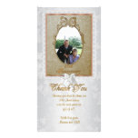 Thank you card special occasion with photo 50th customized photo card