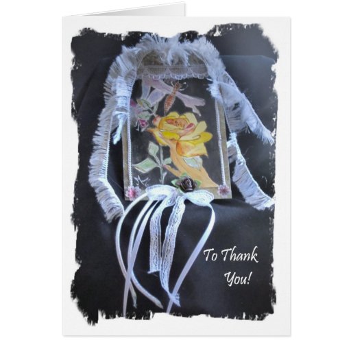 Thank you Card stunning a graceful