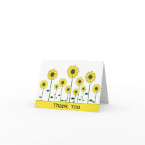 Thank You Card (sunflower)