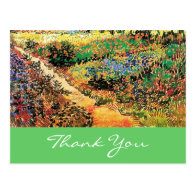 Thank you card. Vincent van Gogh Post Card