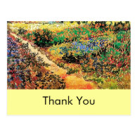 Thank you card. Vincent van Gogh Post Card