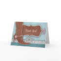 Cowboy Party Thank You Note Cards