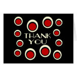 Thank You Card With Large & Small Double Circles