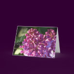 Thank You Card with Lilacs