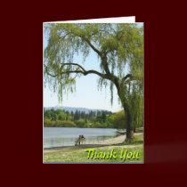Thank You Cards Canadian Landscape Custom Cards