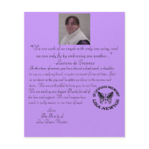 Thank you cards flyers
