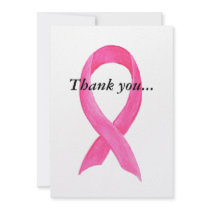 Thank you cards for Cancer Research Contributions Personalized Invites