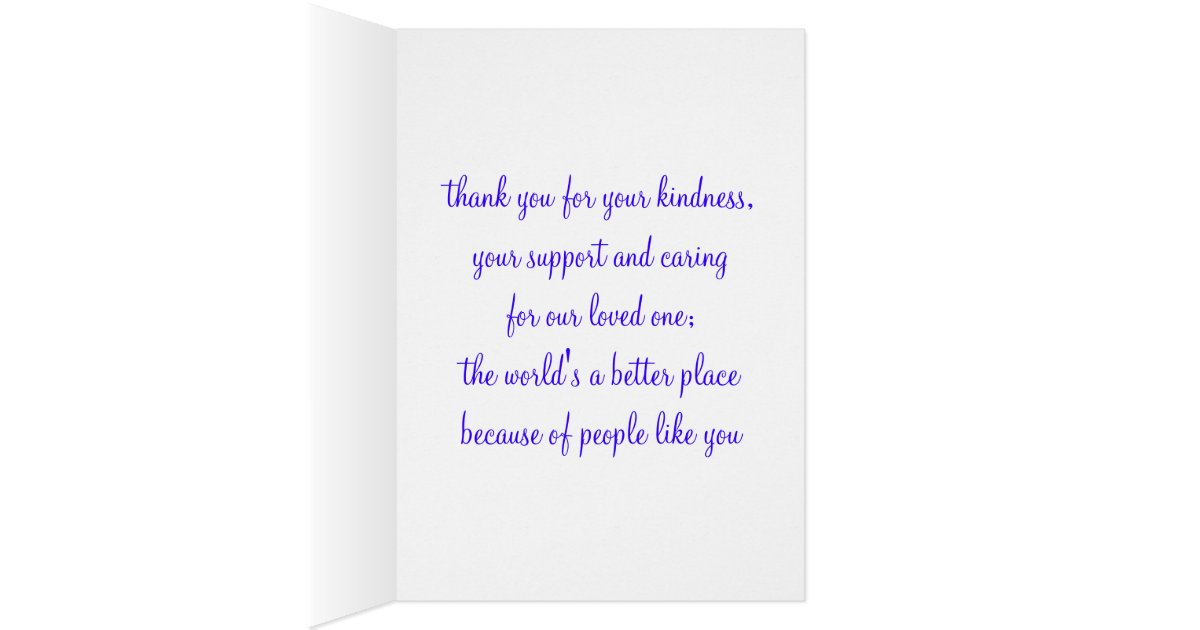 thank you caregiver for taking care of patient greeting card Zazzle