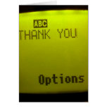 Thank you Cell phone greeting card