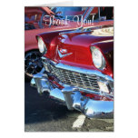 Thank You Classic Red car greeting card