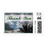 thank you clouds palm tree stamps