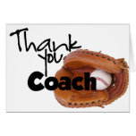 Thank You Coach, Baseball Greeting Card