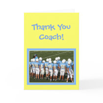 Thank you coach Football players greeting card by ritmophoto Thank you coach Football players greeting card