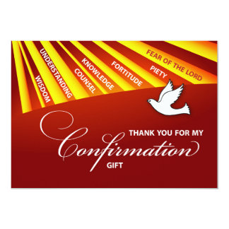 Confirmation Thank You Cards | Zazzle