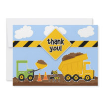 Thank You Construction Card Custom Invite