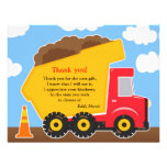 Thank You Construction Card Invites