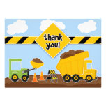 Thank You Construction Flat Card