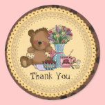 Thank You Cookie Bear sticker stickers