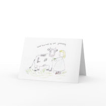 Thank_you_cow Greeting Cards