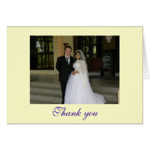Thank you - customizable card