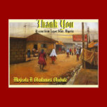 THANK YOU - Customized postcards
