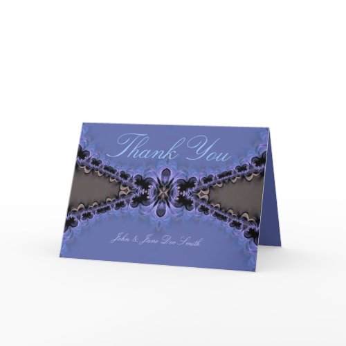 Thank You Digital Lace Card card