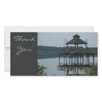 Thank You, Dock w/Gazeebo Custom Photo Card