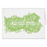 Thank you doodle greeting cards