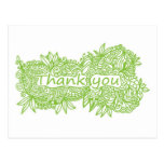 Thank you doodle postcards