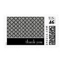 thank you : elegant floral : postage by occasionINVASION thank you : elegant floral : postage