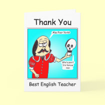 Thank you - English Teacher cards