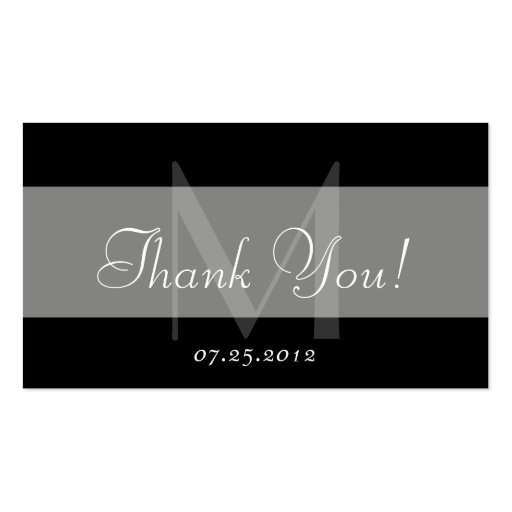 Thank You Favor Card Business Cards
