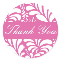 Thank You Fern Flora Envelope Sticker Seal by hummingbirdcake Thank You Fern Flora Envelope Sticker Seal